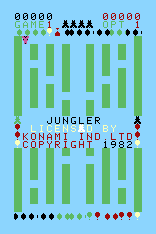 Jungler title screen for Arcadia 2001